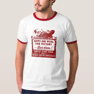 Schiffe des Zweiten Weltkriegs sind für den Sieg u T-Shirt