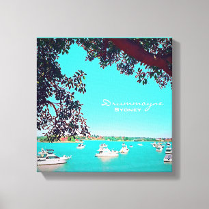 Schiffe im Hafen Drummoyne Sydney Leinwanddruck