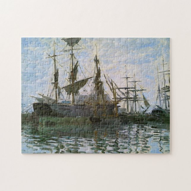 Schiffe im Hafen Monet Fine Art (Horizontal)