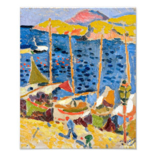 Schiffe im Hafen von Collioure   Andre Derain   Fotodruck