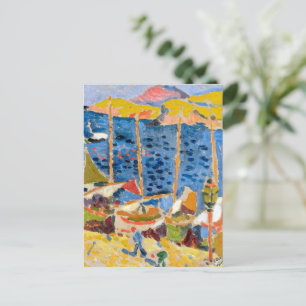 Schiffe im Hafen von Collioure   Andre Derain   Postkarte