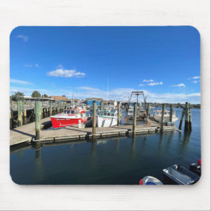 Schiffe im Hafen von Gloucester Mousepad