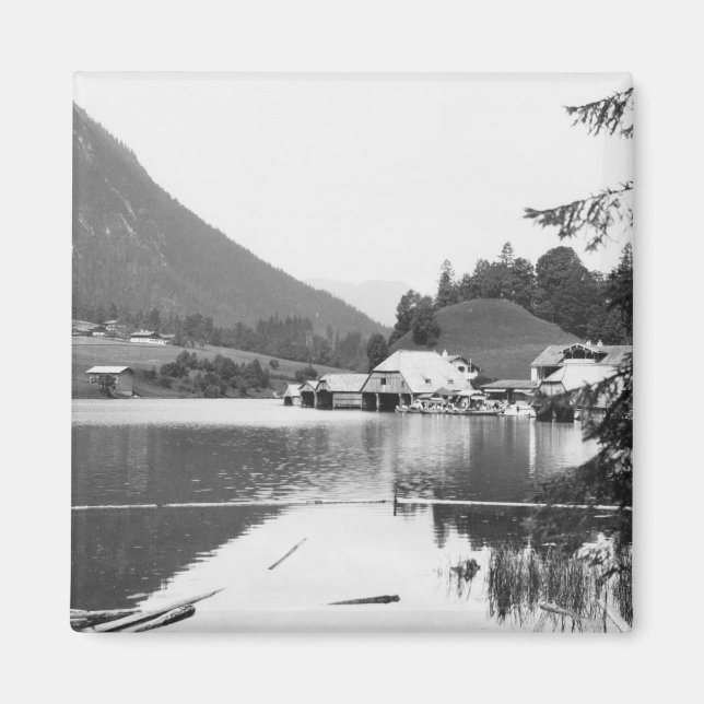 Schiffe in Konigssee, c.1910 Magnet (Vorne)