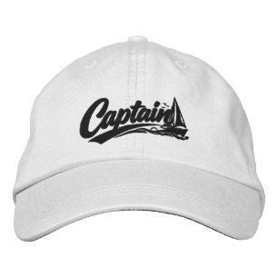 Schiffe Kapitän Simple Bold Typography Stil Bestickte Baseballkappe