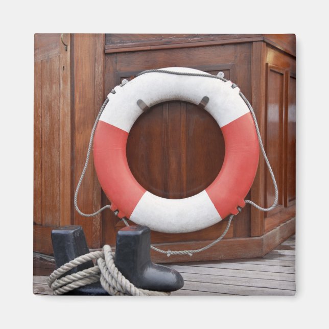 Schiffe Lifebelt Magnet (Vorne)