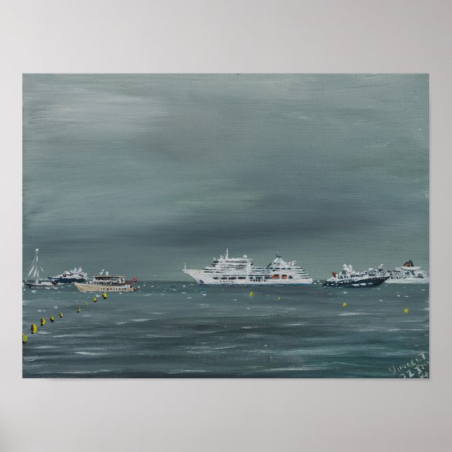 Schiffe und Boote in Cannes 2014 Poster (Vorne)