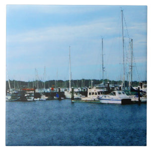 Schiffe von Newport RI Fliese