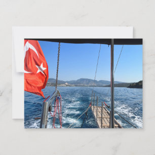 Schifffahrt auf dem Ägäischen Meer Postkarte