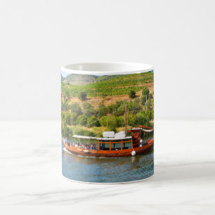 Schifffahrt auf dem Douro in Portugal Kaffeetasse
