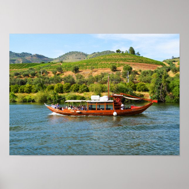 Schifffahrt auf dem Douro in Portugal Poster (Vorne)