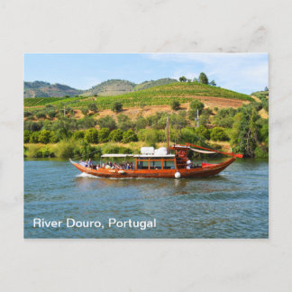 Schifffahrt auf dem Douro, Portugal Postkarte