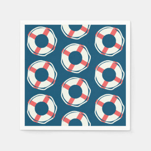 Schifffahrt Lebensretter Baby Shower Junge Ozean G Serviette