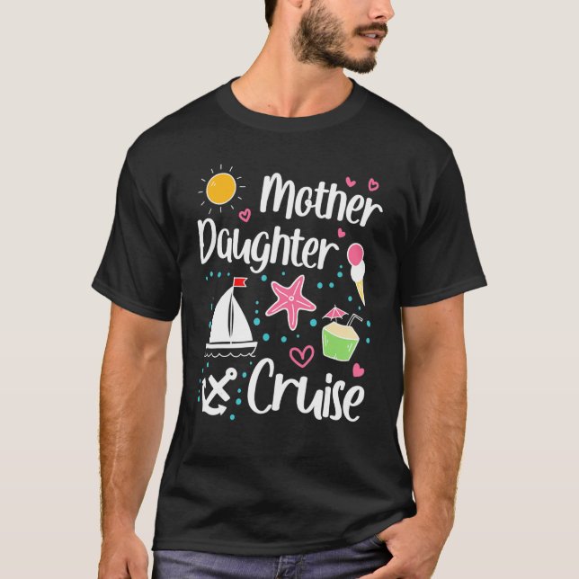 Schifffahrt Mutter Tochter Kreuzfahrt 2022 Schiffs T-Shirt (Vorderseite)
