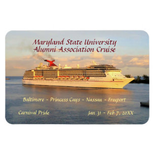 Schifffahrt nach Nassau: Stateroom Door Marker Magnet