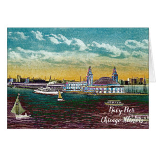 Schifffahrt Vom Chicago See 1920er Jahre Wasserfar