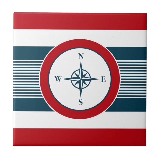 Schifffahrtsdesign Fliese (Vorderseite)