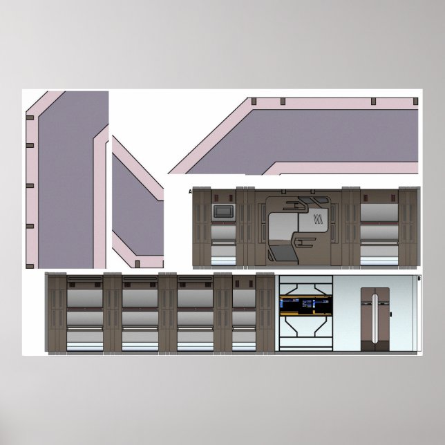 Schifffahrtsweg verloren poster (Vorne)