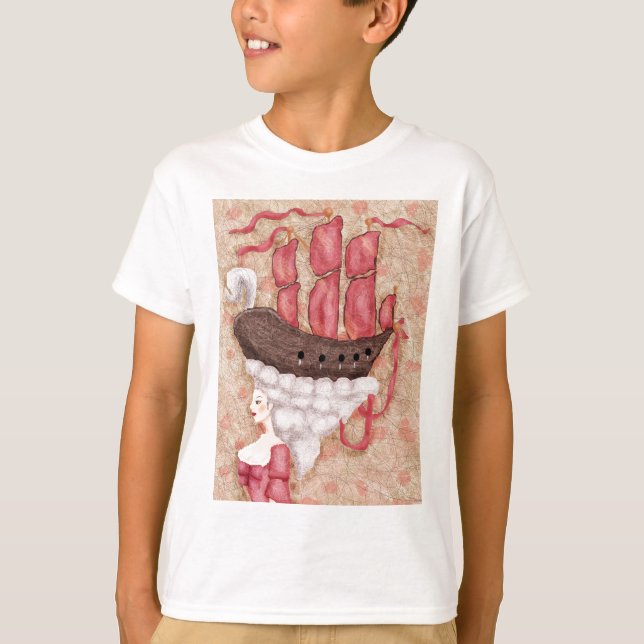 Schiffs-Perücke T-Shirt (Vorderseite)