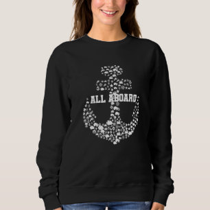 Schiffsanker Sommer Basic Perfekt Kühl Weiß ALLES  Sweatshirt