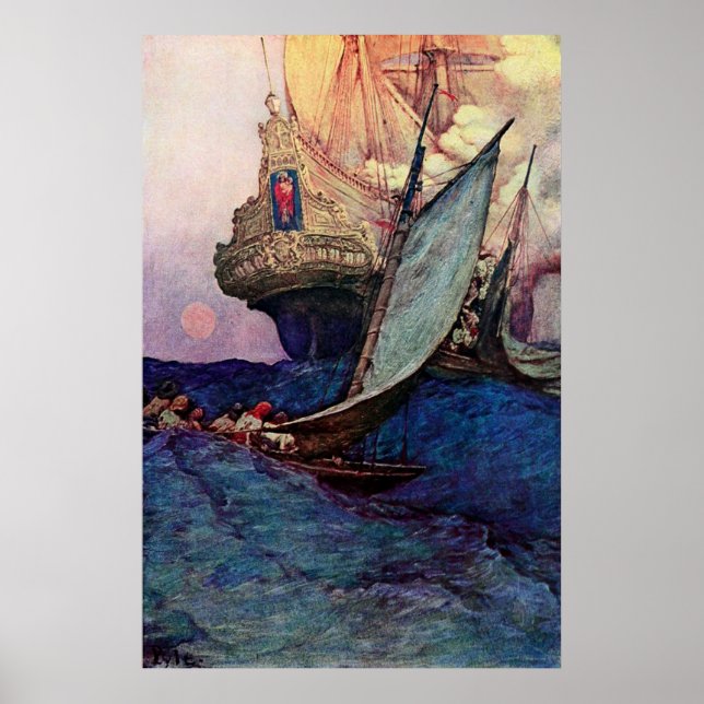 Schiffsansatz Poster (Vorne)