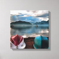 Schiffshügel und Marmaris Winter Seascape