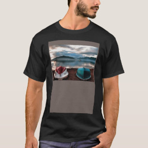 Schiffshügel und Marmaris Winter Seascape Pullov T-Shirt