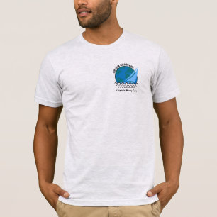 Schiffskapitän Ash Vivid Printing 'Origin Charters T-Shirt