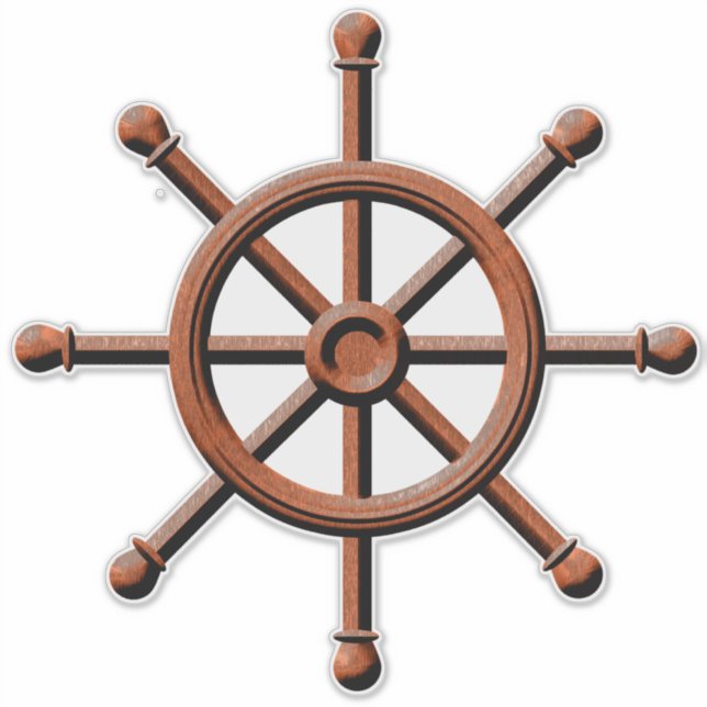 Schiffskraftrad-Helm-Bauart Aufkleber (Vorderseite)