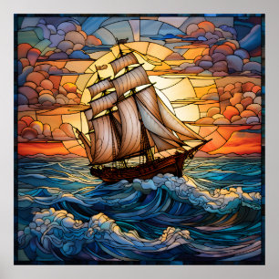 Schiffspopster Poster