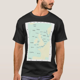Schiffsprognosen Meeresfarben T-Shirt