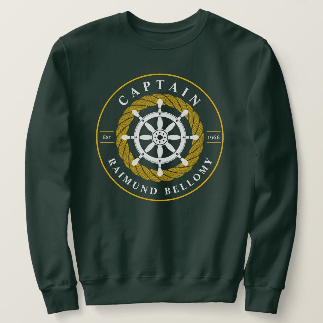 Schiffsrad Sweatshirt (Design vorne)