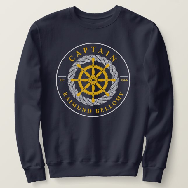 Schiffsrad Sweatshirt (Design vorne)