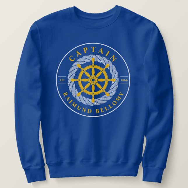 Schiffsrad Sweatshirt (Design vorne)