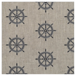 Schiffssteuerrad | Vintage-Stoff Stoff