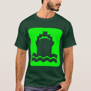 Schiffssymbol - Grün T-Shirt