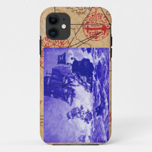 SCHIFFSTRECKE/KARTEN-KARTEN Case-Mate iPhone HÜLLE