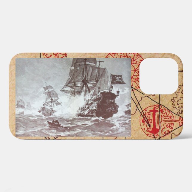 SCHIFFSTRECKE/KARTEN-KARTEN Case-Mate iPhone HÜLLE (Rückseite (Horizontal))