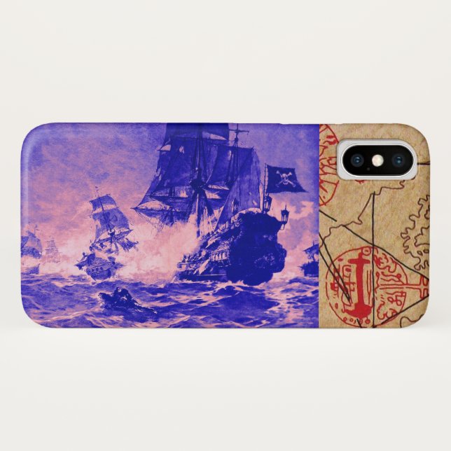 SCHIFFSTRECKE/KARTEN-KARTEN Case-Mate iPhone HÜLLE (Rückseite (Horizontal))