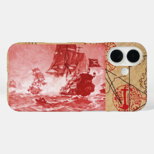 SCHIFFSTRECKE/KARTEN-KARTEN iPhone 16 HÜLLE