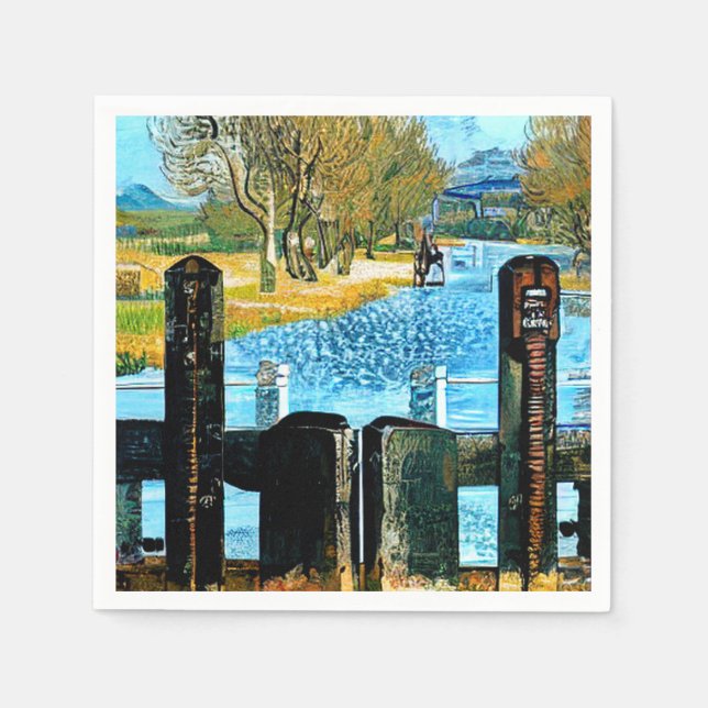 SCHIFFSTRECKE SERVIETTE (Vorderseite)