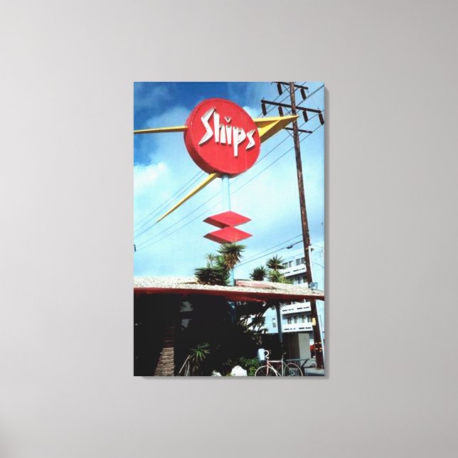 Schiffsunterschrift Leinwanddruck (Vorderseite)