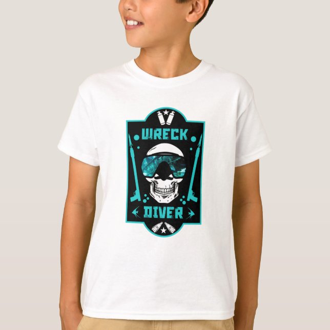 Schiffswrack-Divers T-Shirt (Vorderseite)