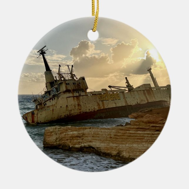 Schiffswrack Keramik Ornament (Vorne)