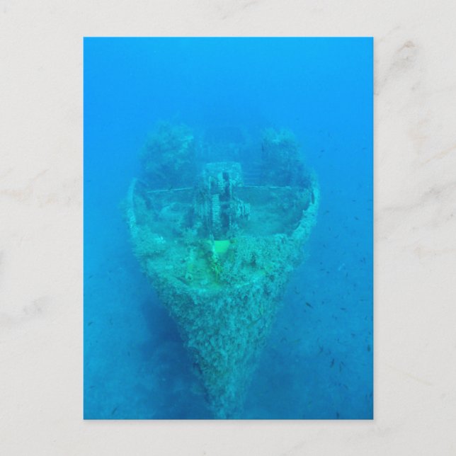 Schiffswrack Postkarte (Vorderseite)
