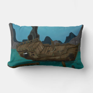 Schiffswrack unter Wasser Lendenkissen