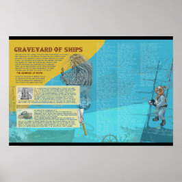 Schiffswracks des Lake Erie ELE Offiziell Merch Poster