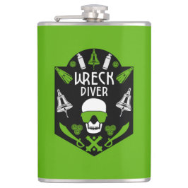 Schiffswrak Seetaucher Flachmann