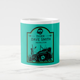 Schiffswrak Seetaucher Jumbo-Tasse
