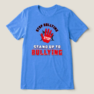 Schikanierung stoppen - Gegen Mobber vorgehen Tri-Blend Shirt