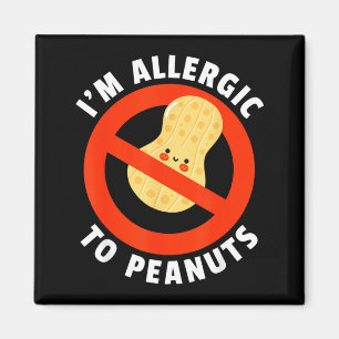 Schild Allergisch gegen Erbsen I Warnschild Erbsen Magnet